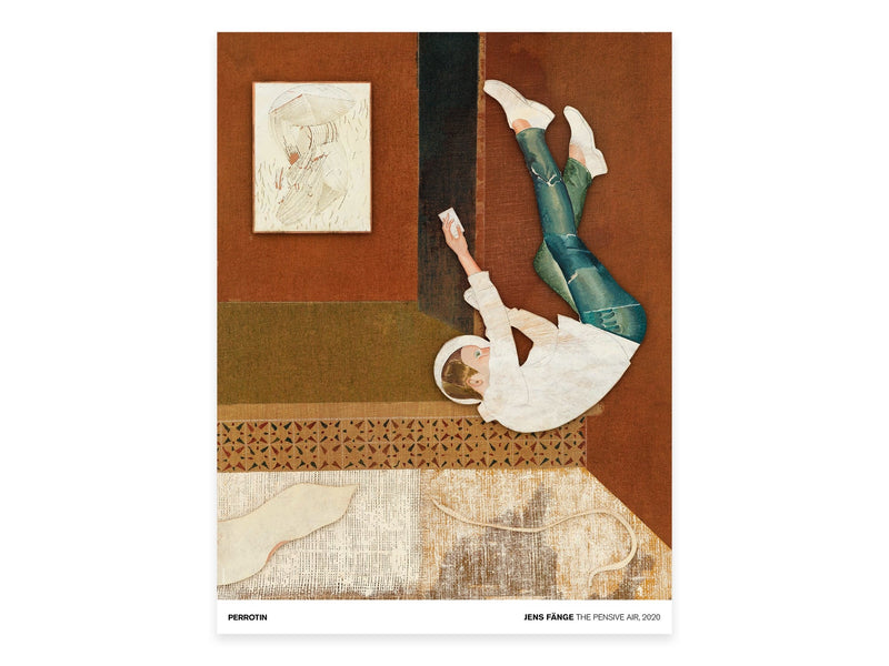 Jens Fange - The pensive air (standard poster)