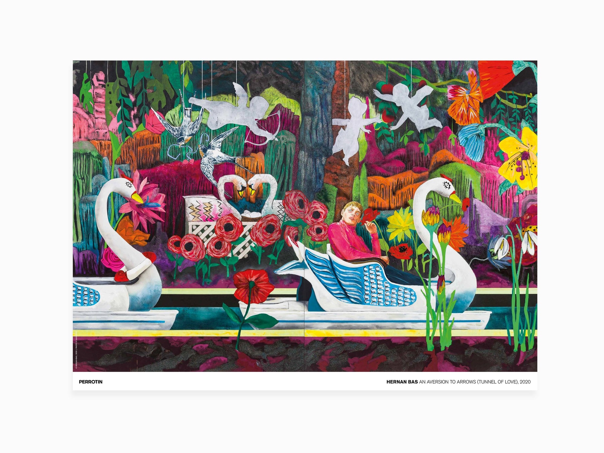 Hernan Bas - An aversion to Arrows, 2020 (poster signé)