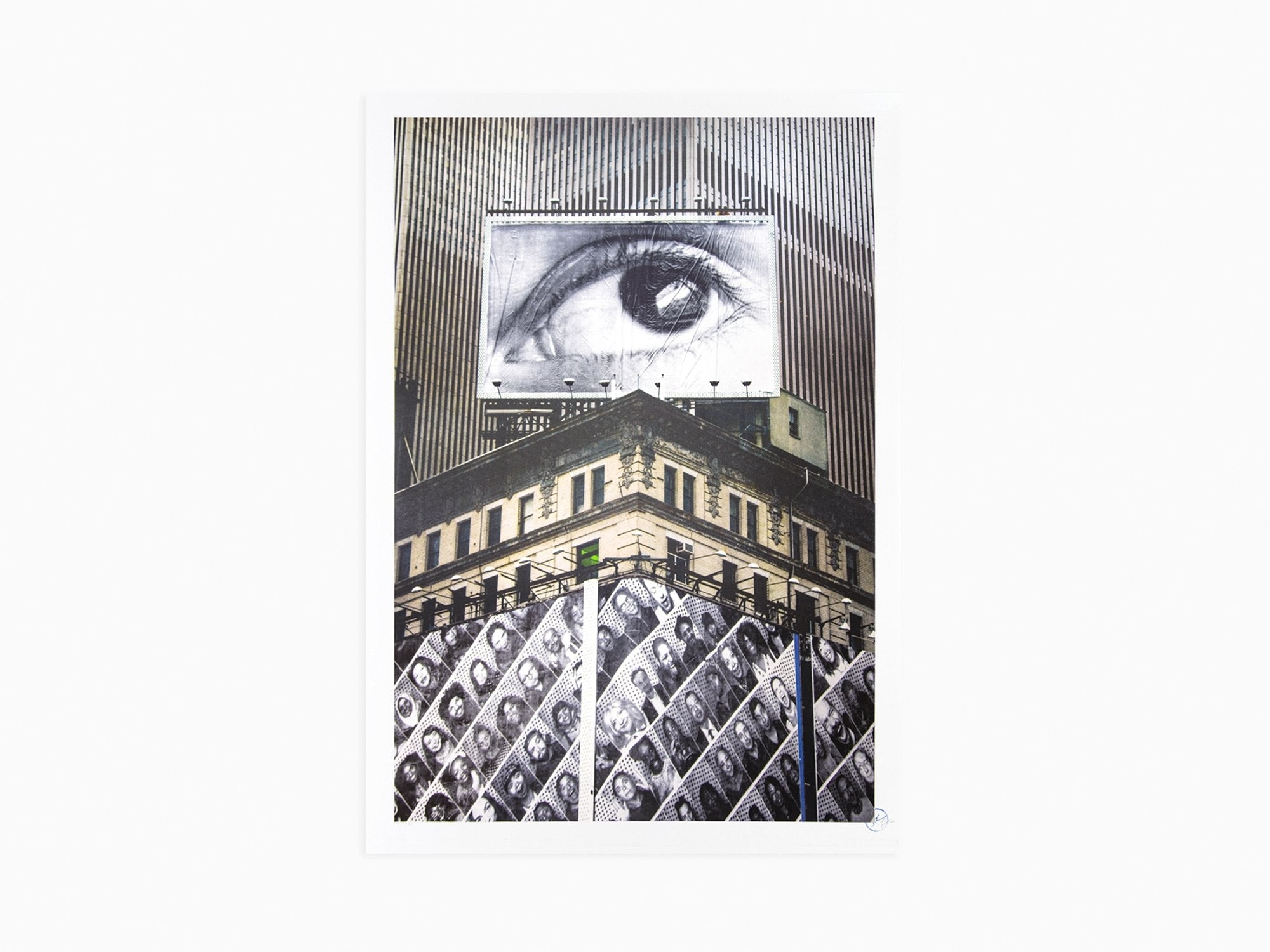 JR - Inside Out, Times Square, close up, USA, 2013