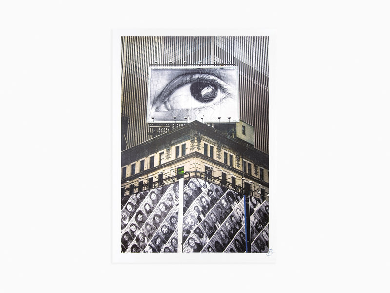 JR - Inside Out, Times Square, close up, USA, 2013