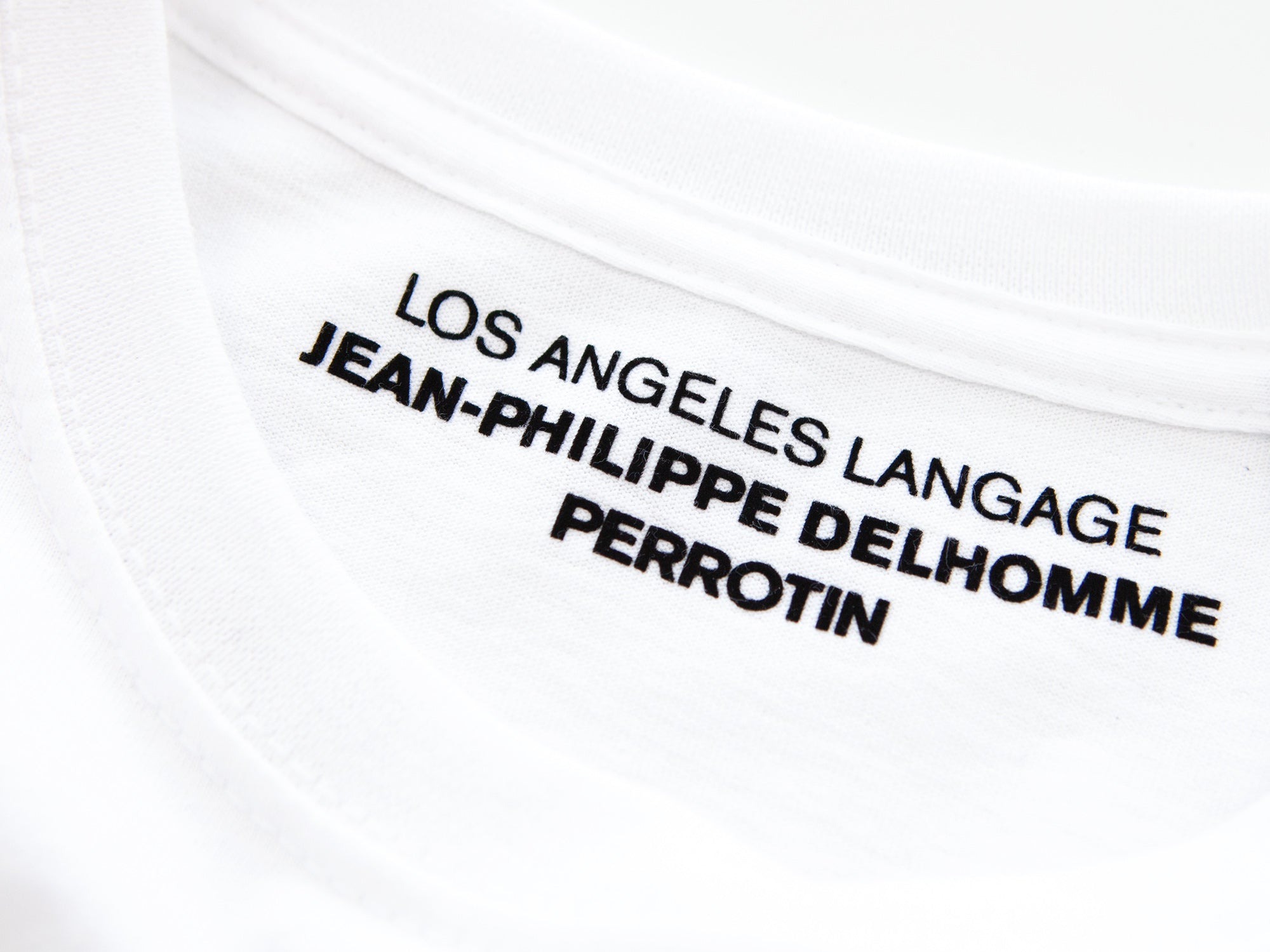 Perrotin x Jean-Philippe Delhomme - Los Angeles Language - "Yellow Mustang 2" t-shirt