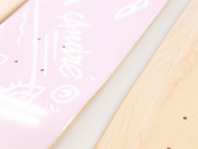 André - Skateboards - 4 Skate Deck set "La vie en rose"