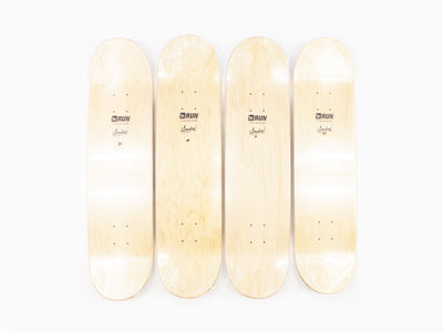 André - Skateboard - 4 Skate Deck set "Ménage à trois ou quatre"
