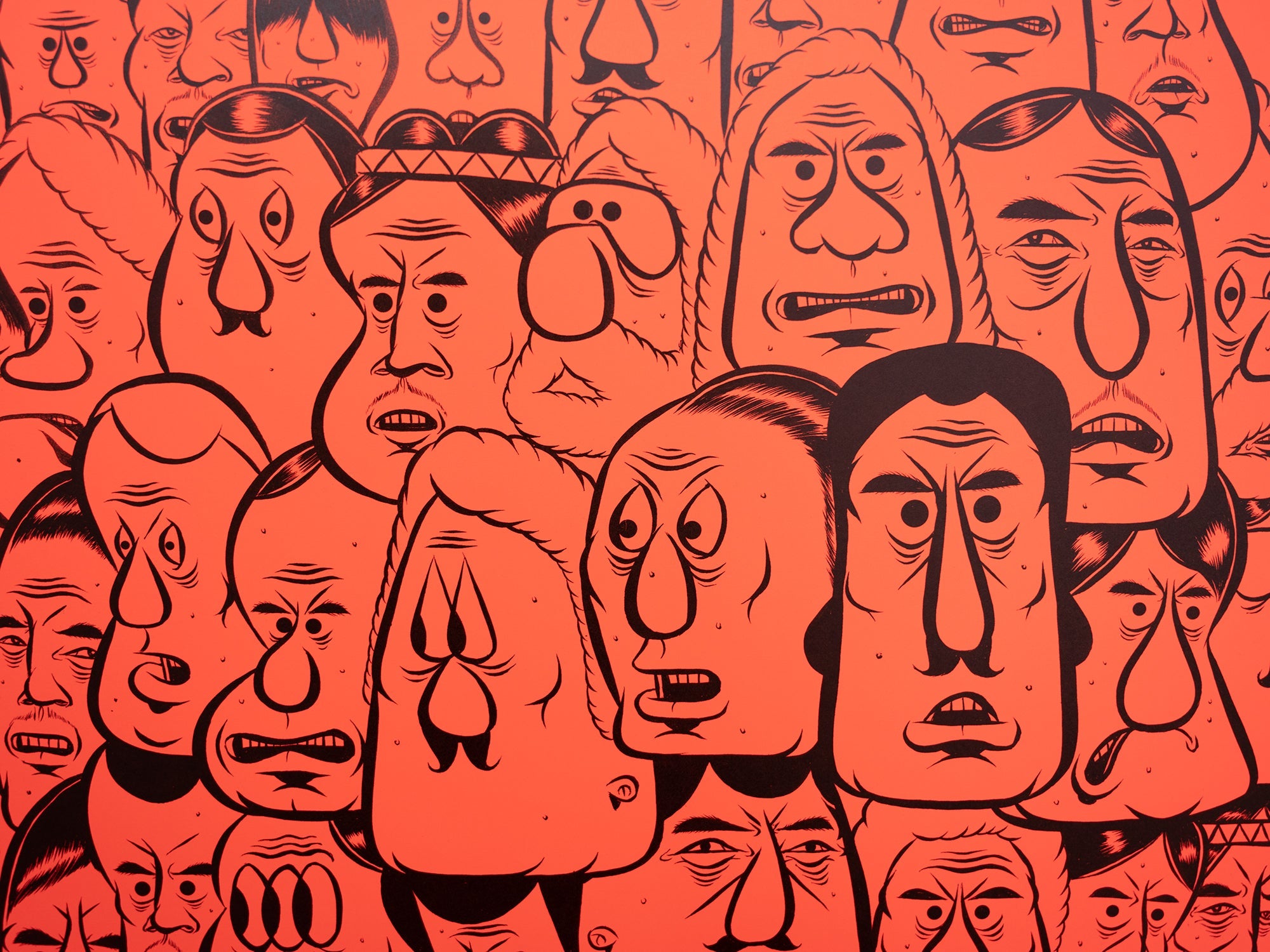 Barry McGee - ICA Boston Exhibition Poster, 2013