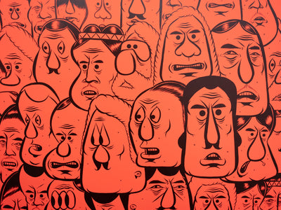 Barry McGee - ICA Boston Exhibition Poster, 2013