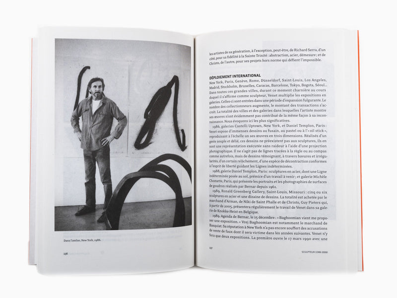 Catherine Francblin- Bernar Venet, Toute une vie pour l'art