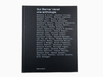 Bernar Venet - Sur Bernar Venet, une anthologie