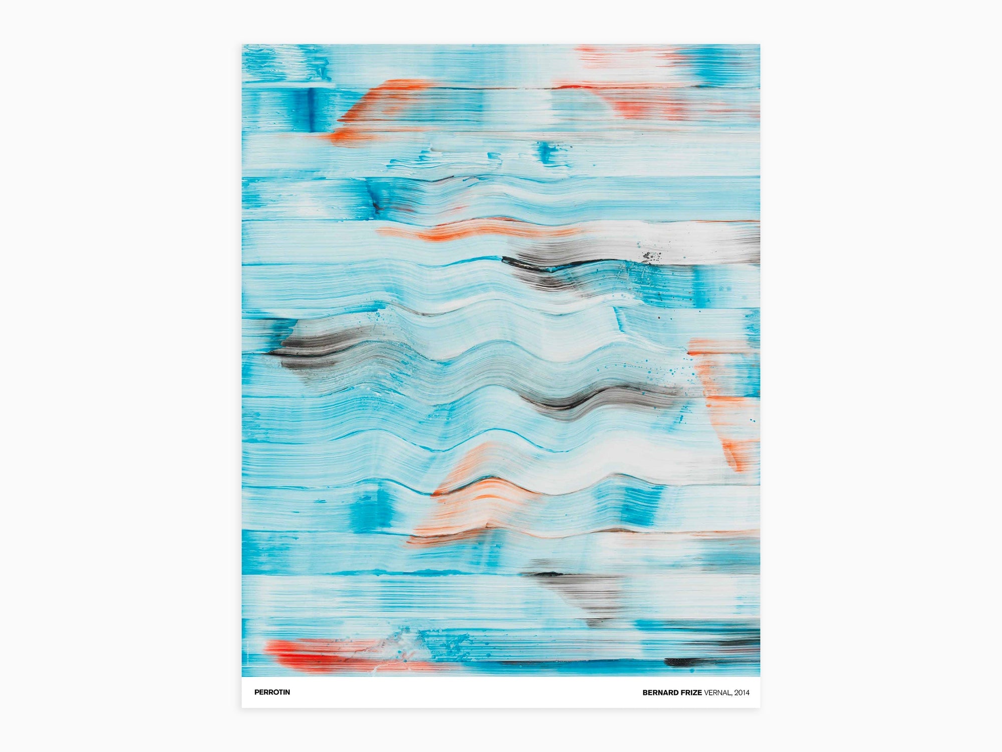 Bernard Frize - Vernal, 2014 (signed poster)