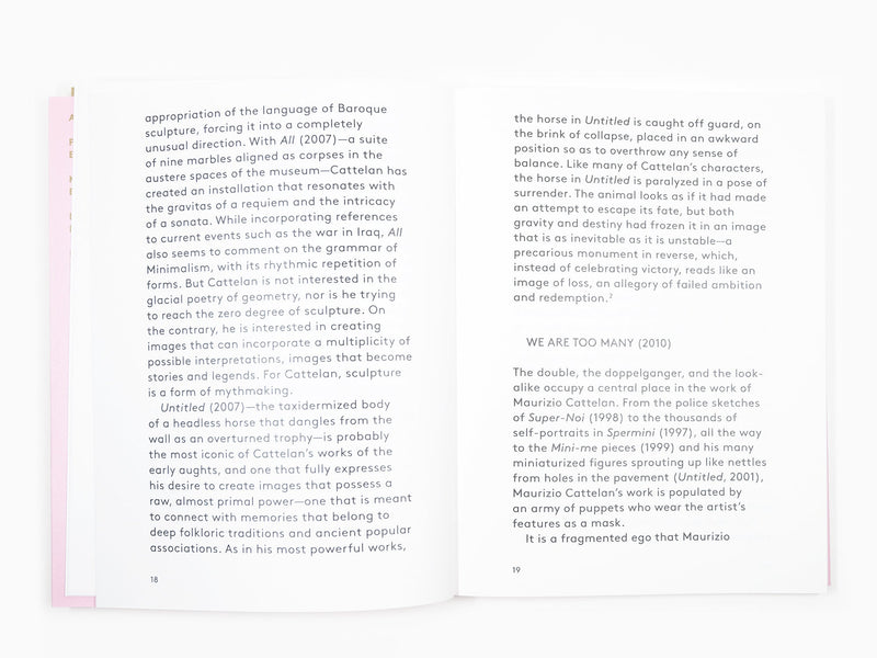 Maurizio Cattelan - 2000 Words