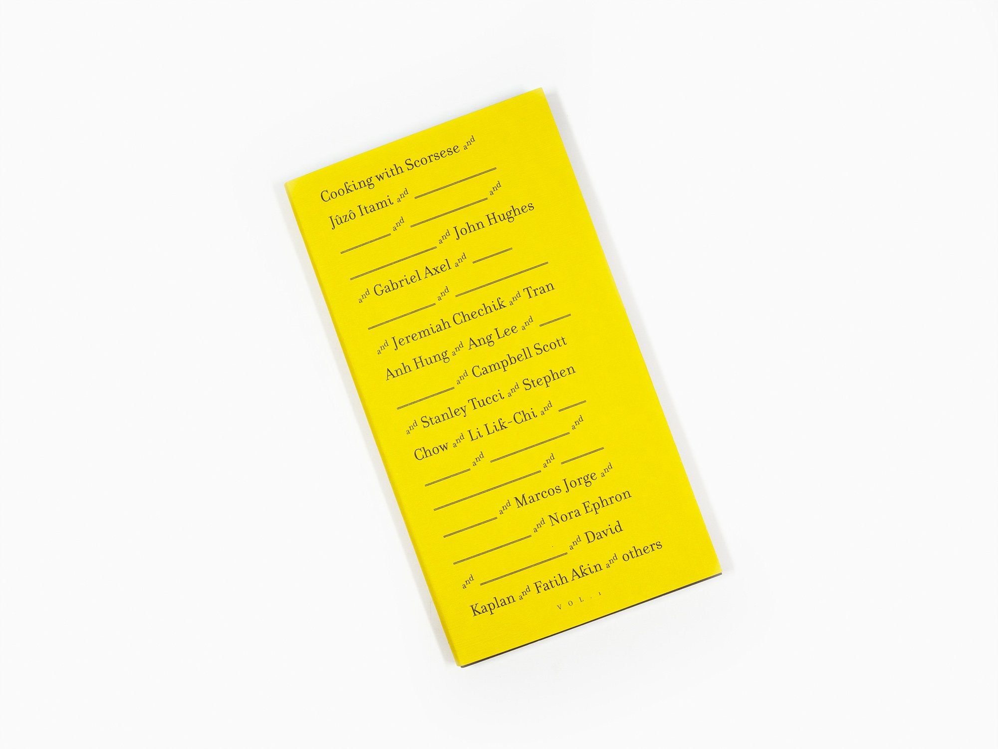 Cooking with Scorsese - Vol 1 Yellow