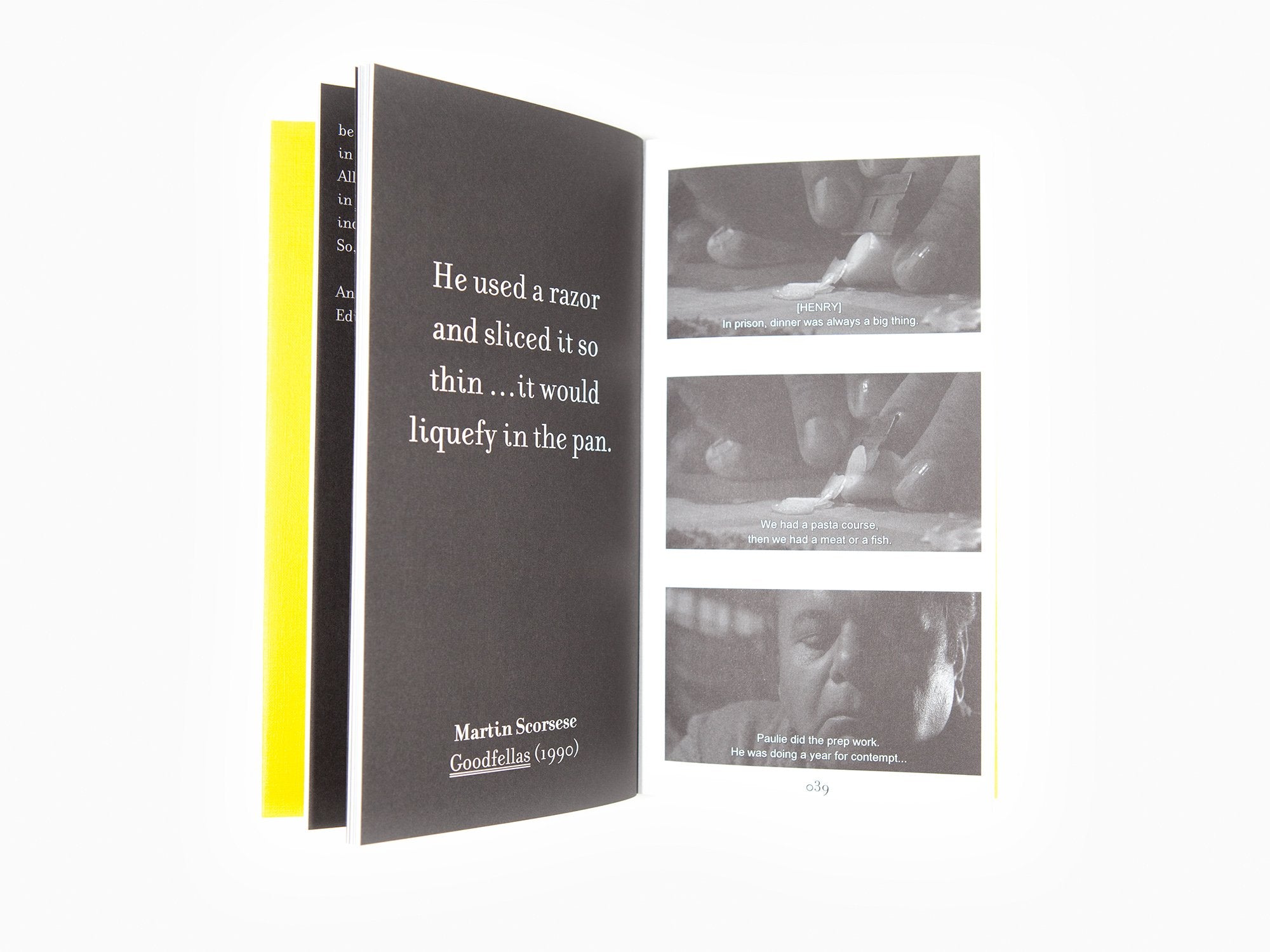 Cooking with Scorsese - Vol 1 Yellow