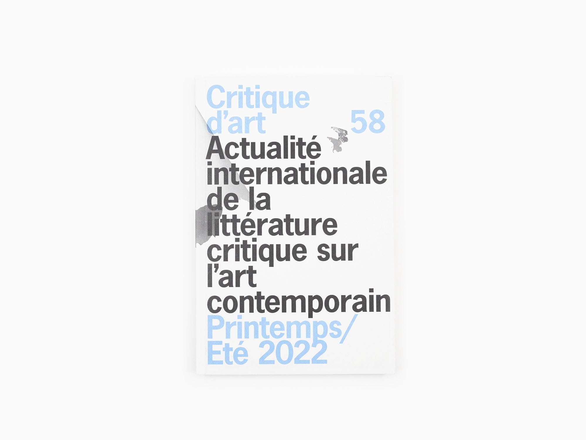Critique d'art - n°58 - Printemps/Été 2022