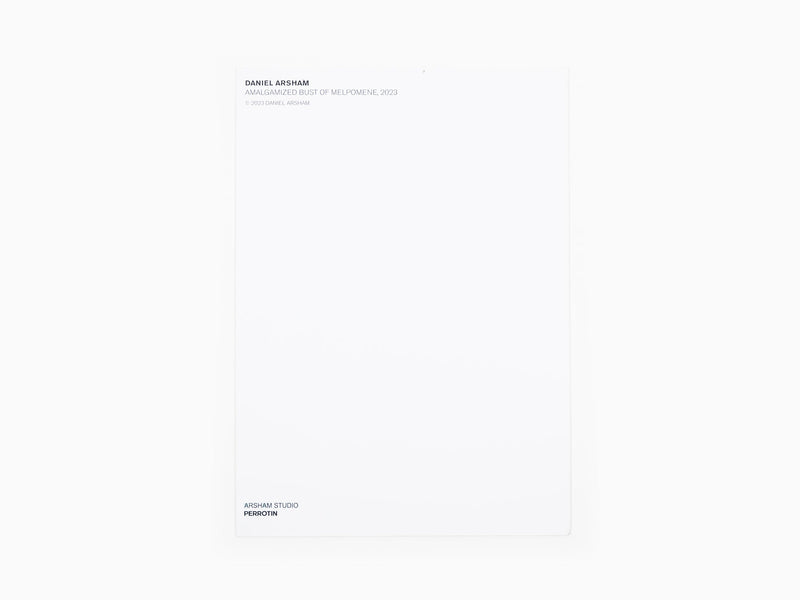 Daniel Arsham - Postcard "Amalgamized Bust of Melpomene, 2023"