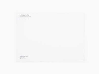 Daniel Arsham - Postcard "Pitstop Shell, 2023
