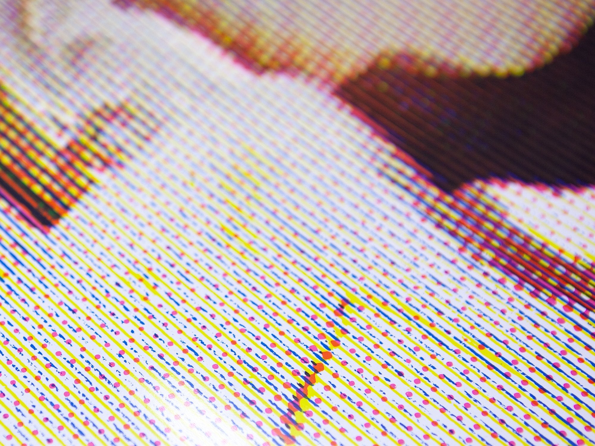 Alain Jacquet - L'enlèvement d'Europe (avec trame point), 1965