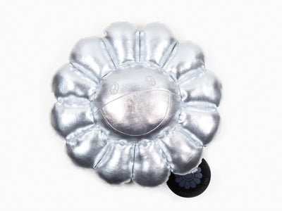 Takashi Murakami - Flower Cushion - 30 cm - Silver