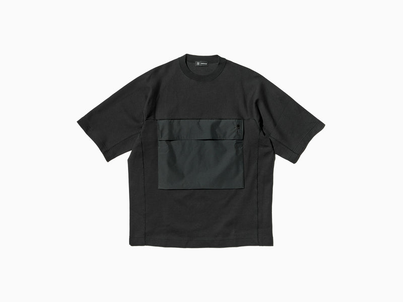 Izumi Kato x ALMOSTBLACK x DVEC (2022 A/W Collection) - Cotton Plating Short T-shirt