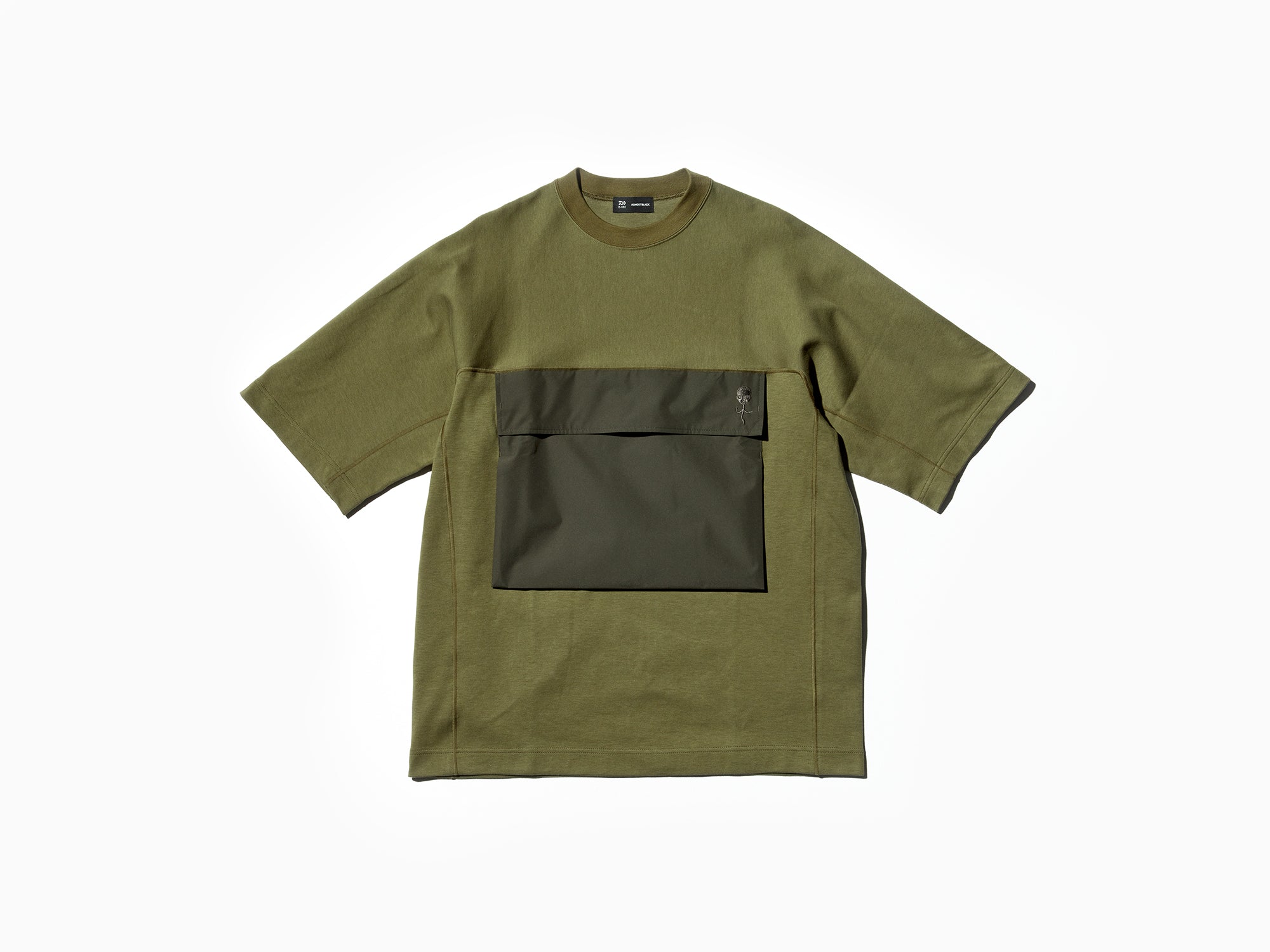 Izumi Kato x ALMOSTBLACK x DVEC (2022 A/W Collection) - Cotton Plating Short T-shirt