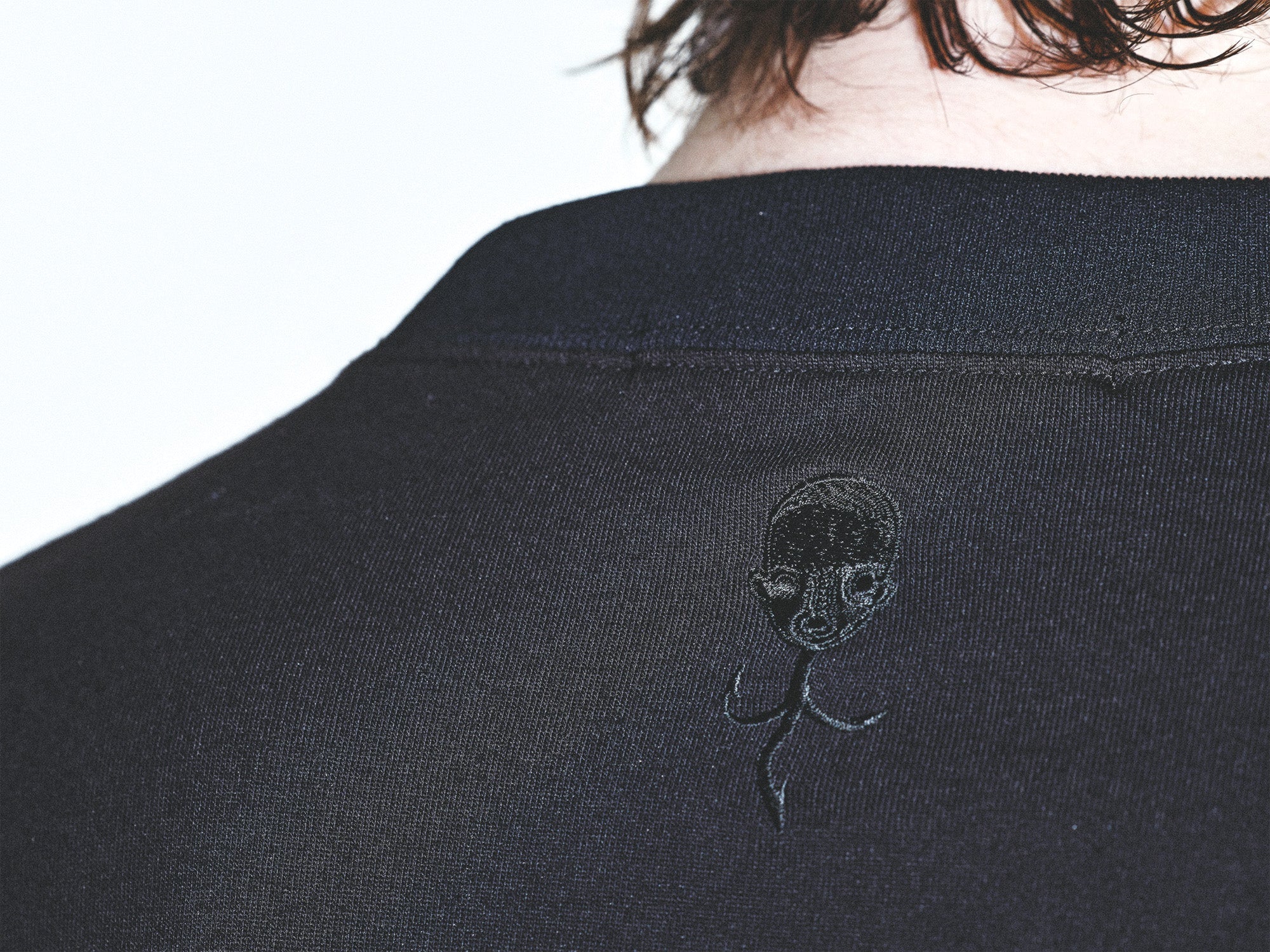 Izumi Kato x ALMOSTBLACK x DVEC (2022 S/S Collection) - Cotton Plating Short T-shirt