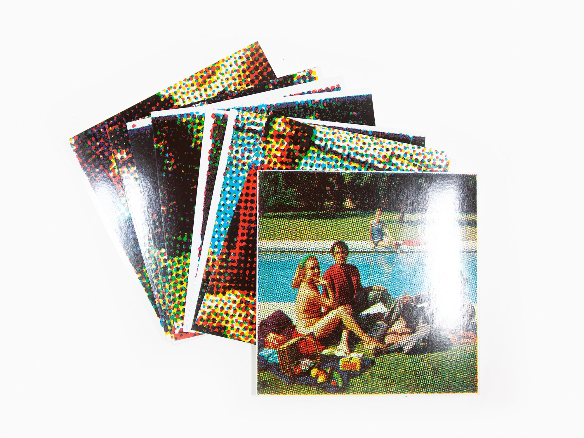 Alain Jacquet - Déjeuner sur l'herbe (set of postcards / coffre de cartes)