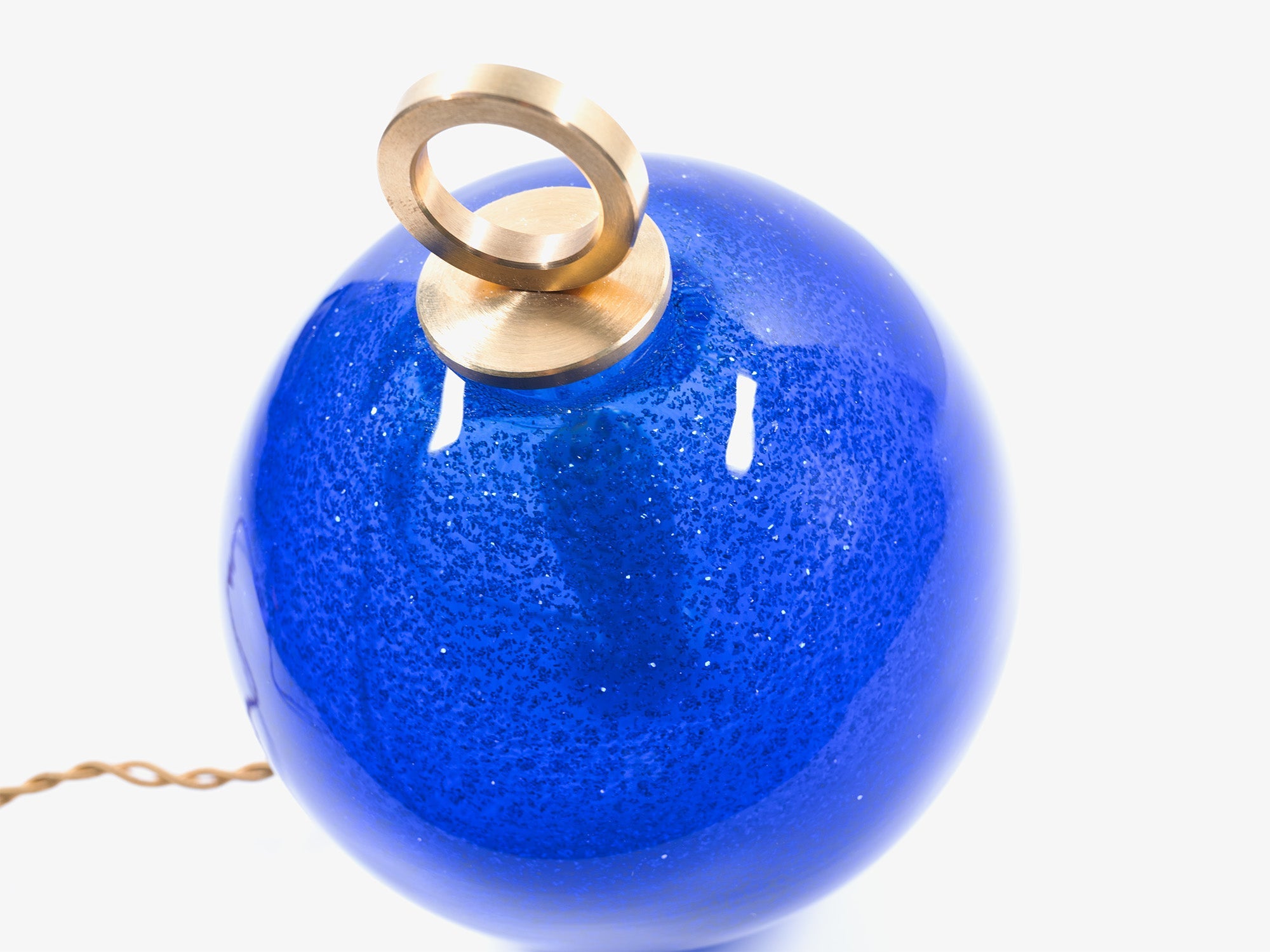 Jean-Michel Othoniel - Lampe perle Cobalt Mica 15cm (22EN201)