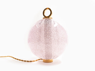 Jean-Michel Othoniel - Lampe perle Rose Mica 15cm (22EN106)