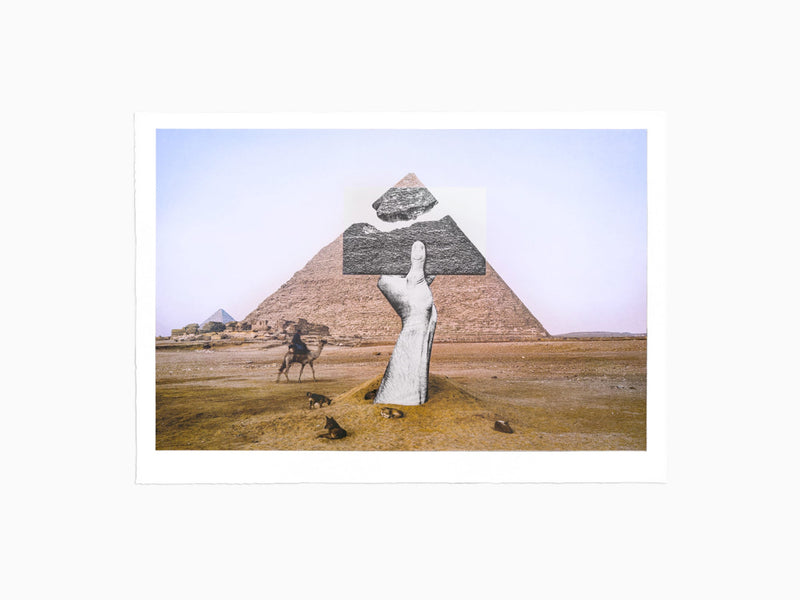 JR - Trompe l'oeil, Greetings from Giza, 21 octobre 2021, 6H01, Giza, Egypte, 2021