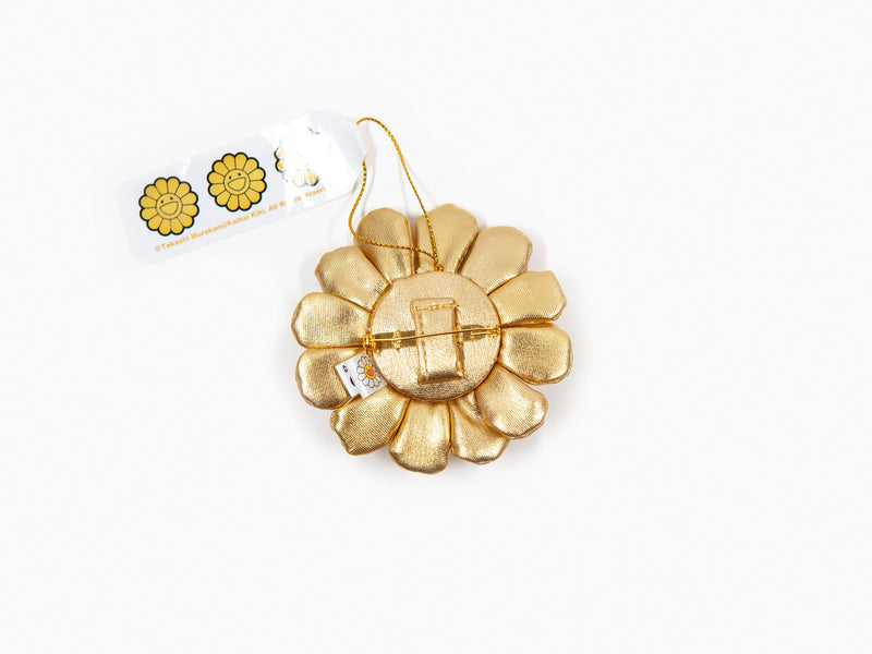 Takashi Murakami - Flower Plush Key Chain - Gold