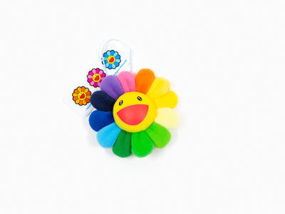 Takashi Murakami - Flower Plush Key Chain - Rainbow