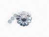 Takashi Murakami - Flower Plush Key Chain - Silver