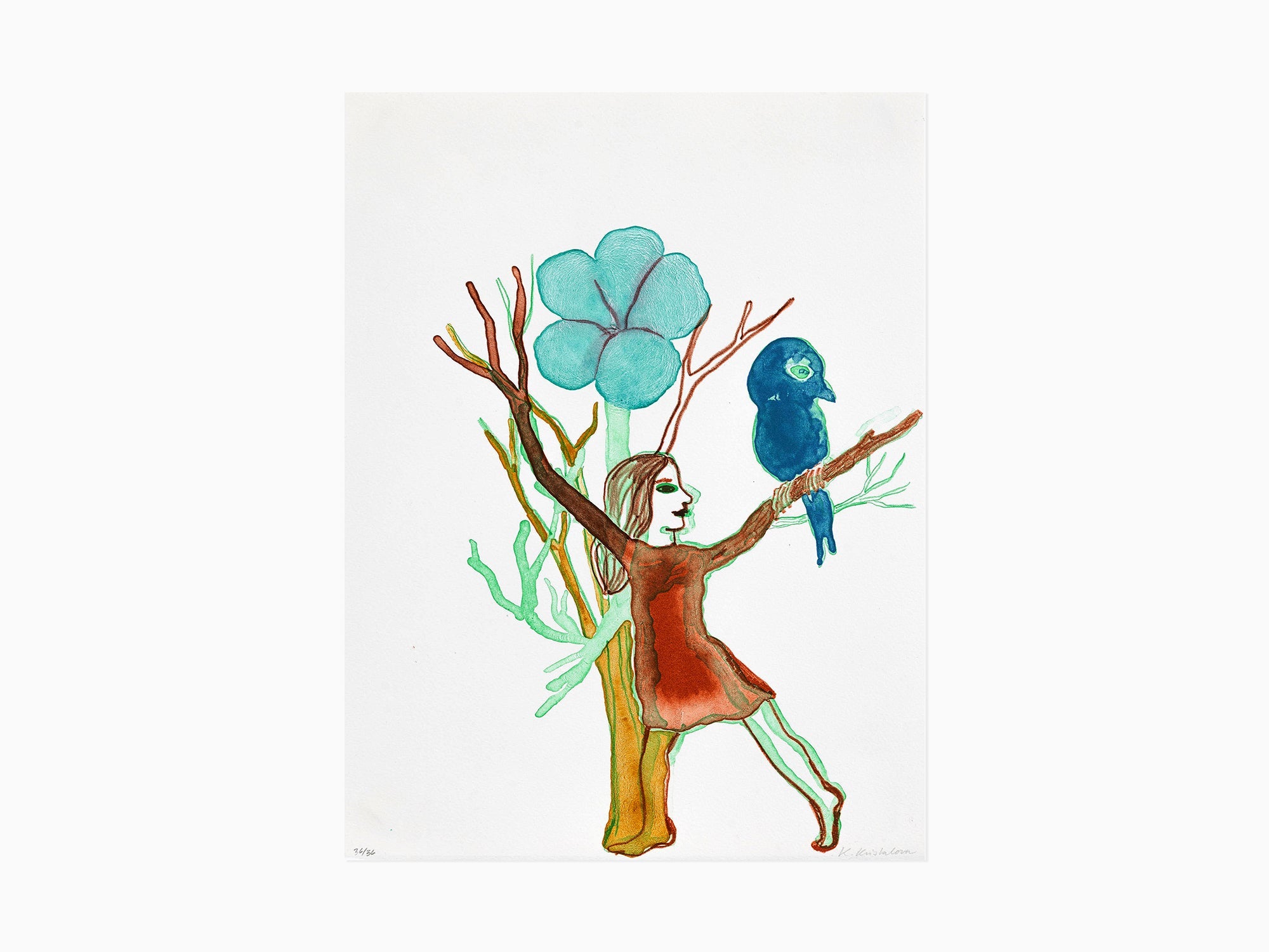 Klara Kristalova - Transformer with blue bird