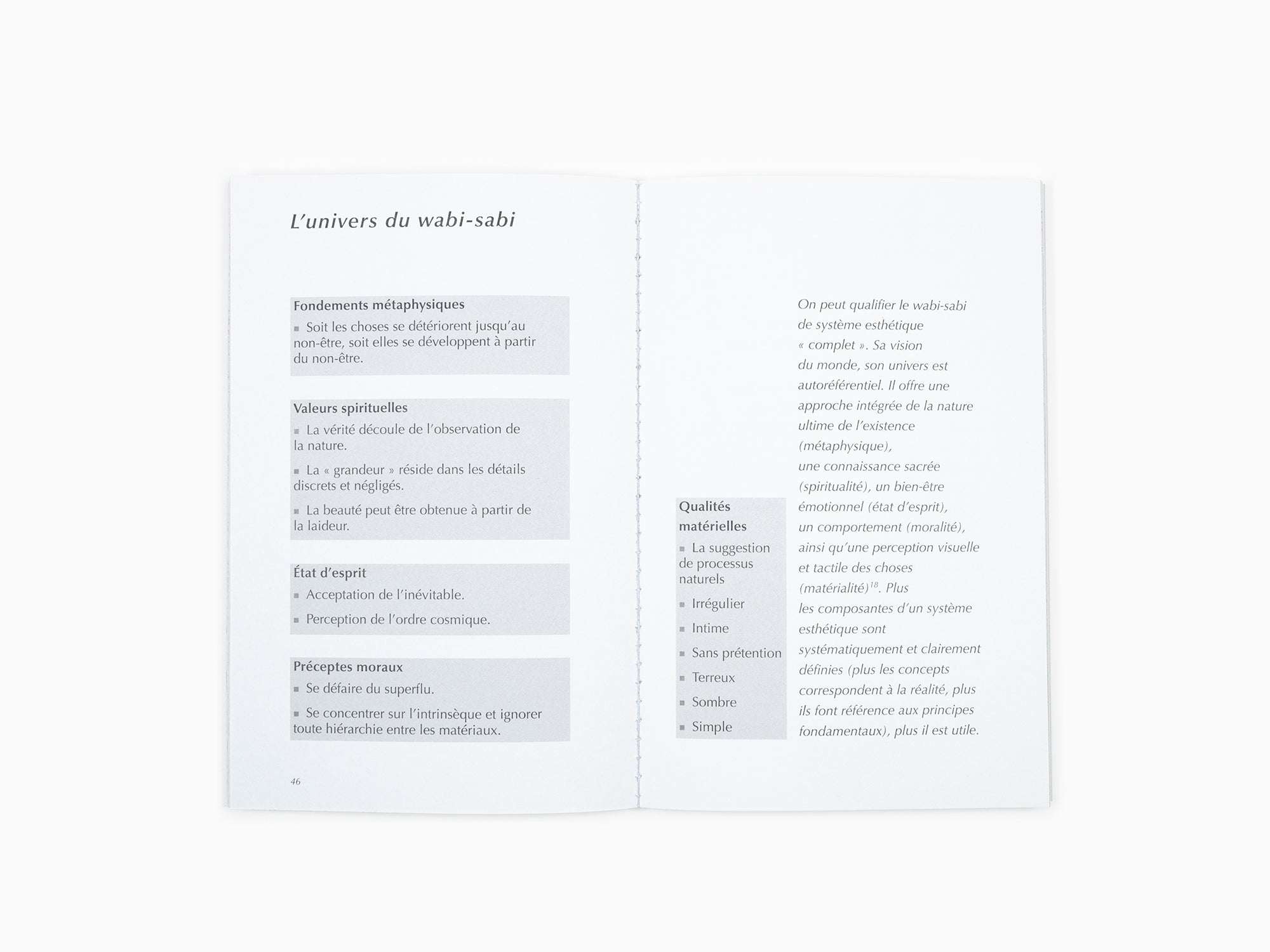 Leonard Koren - Wabi-Sabi à l'usage des artistes, designers, poètes & philosophes