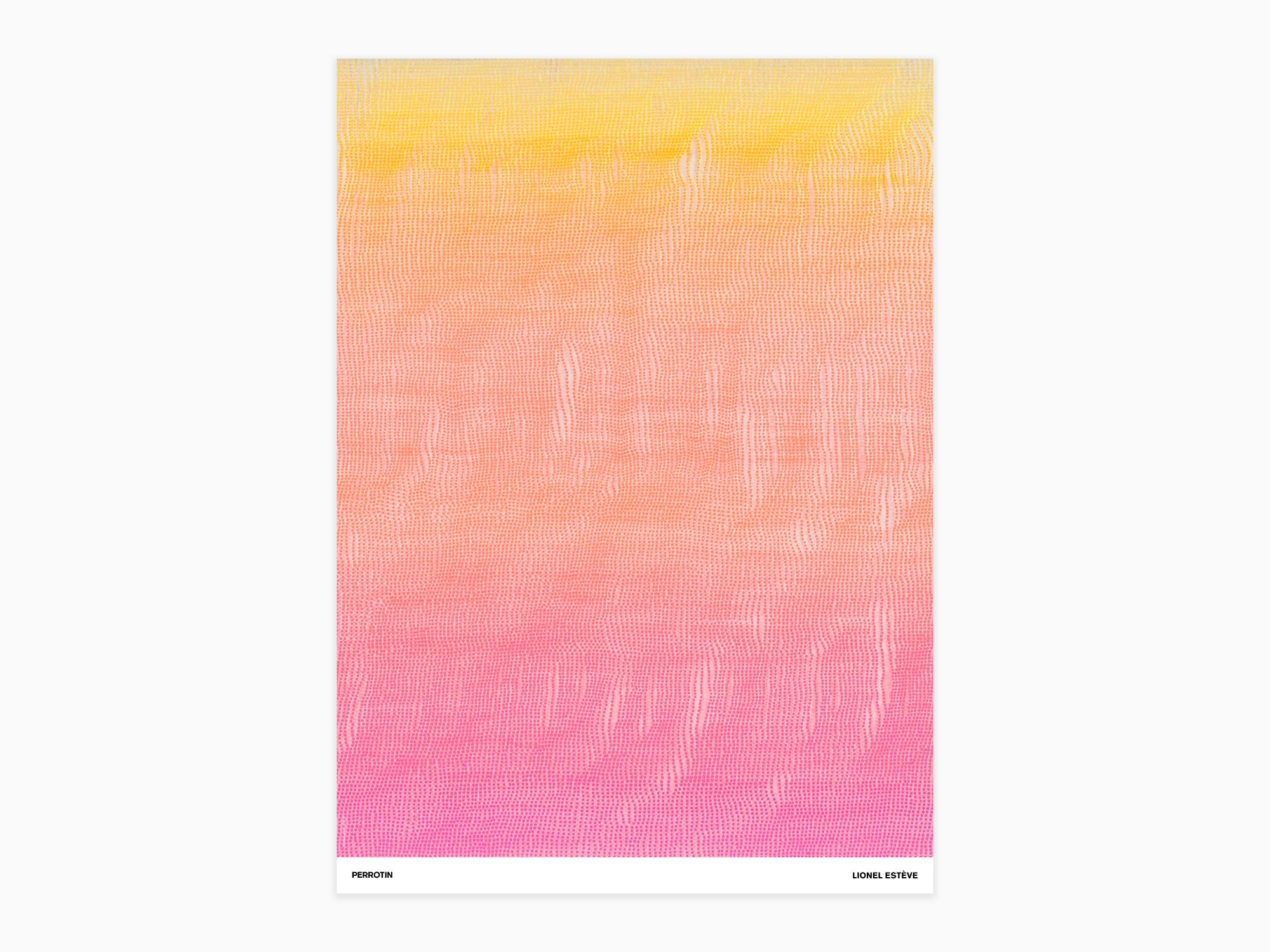 Lionel Estève - Untitled (signed poster)