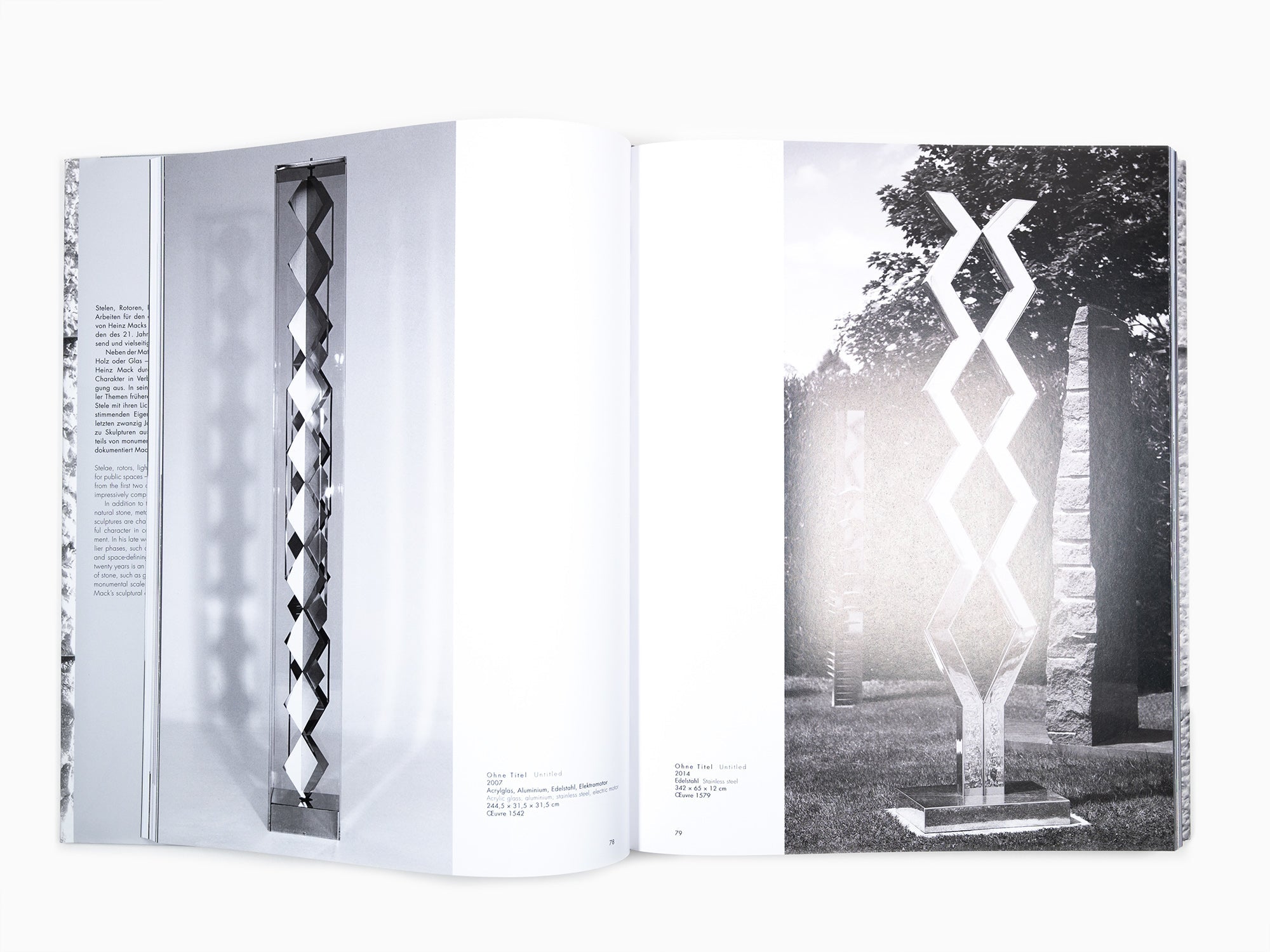 Heinz Mack - Skulpturen / Sculptures 2003-2020