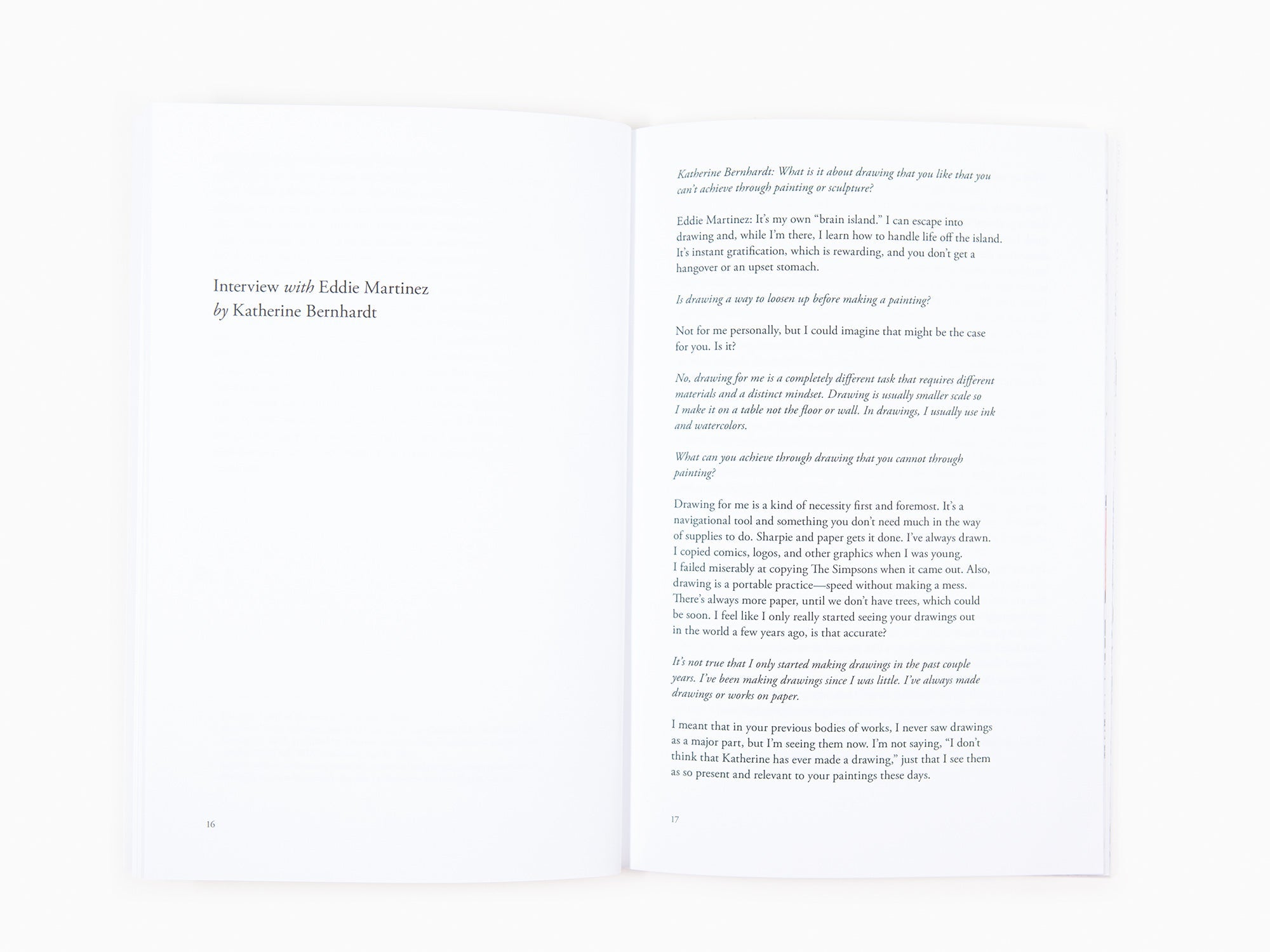 Eddie Martinez - Studio Wall (Drawing Center)