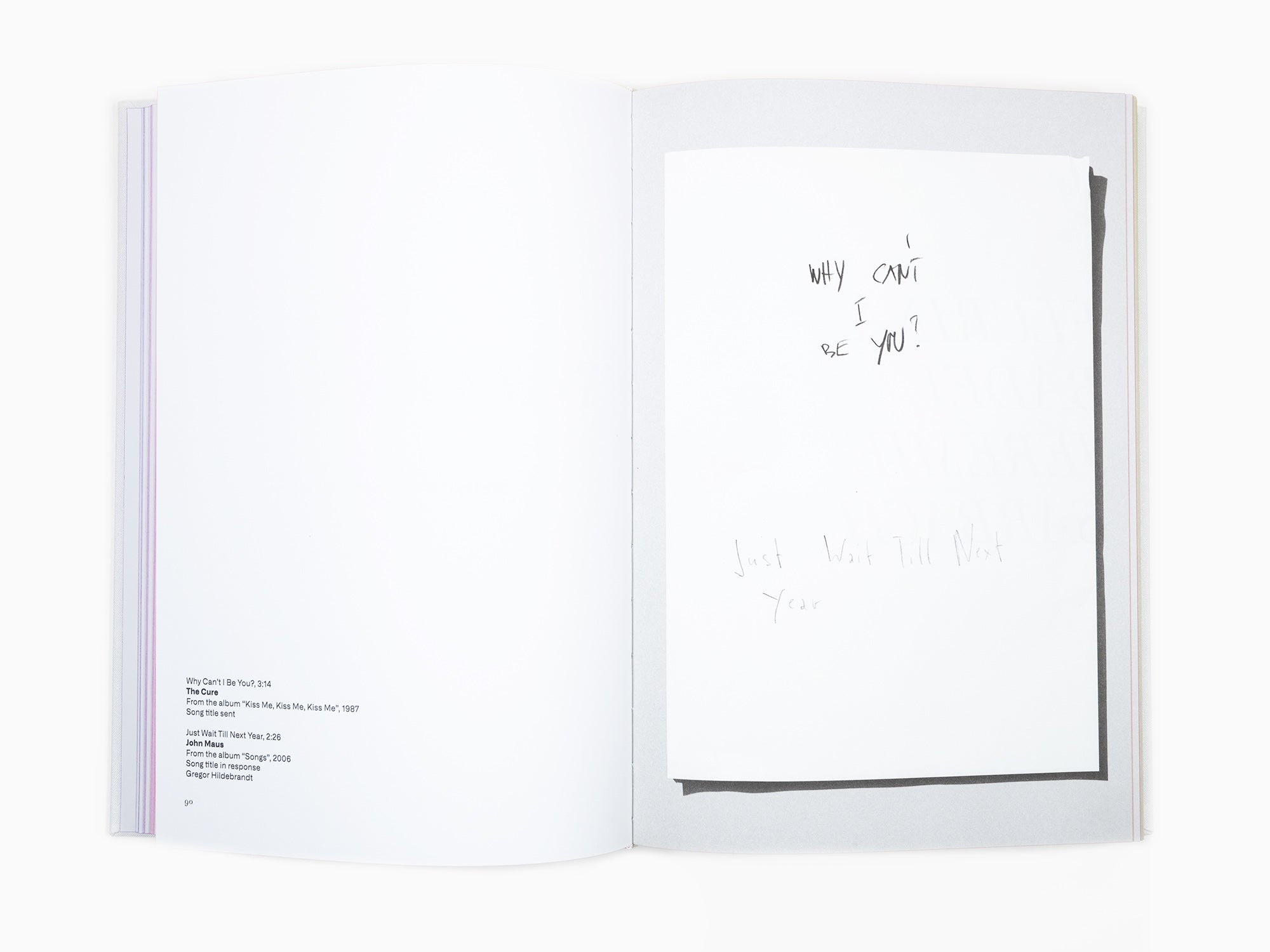 Music - A conversation through song titles with contemporary artists