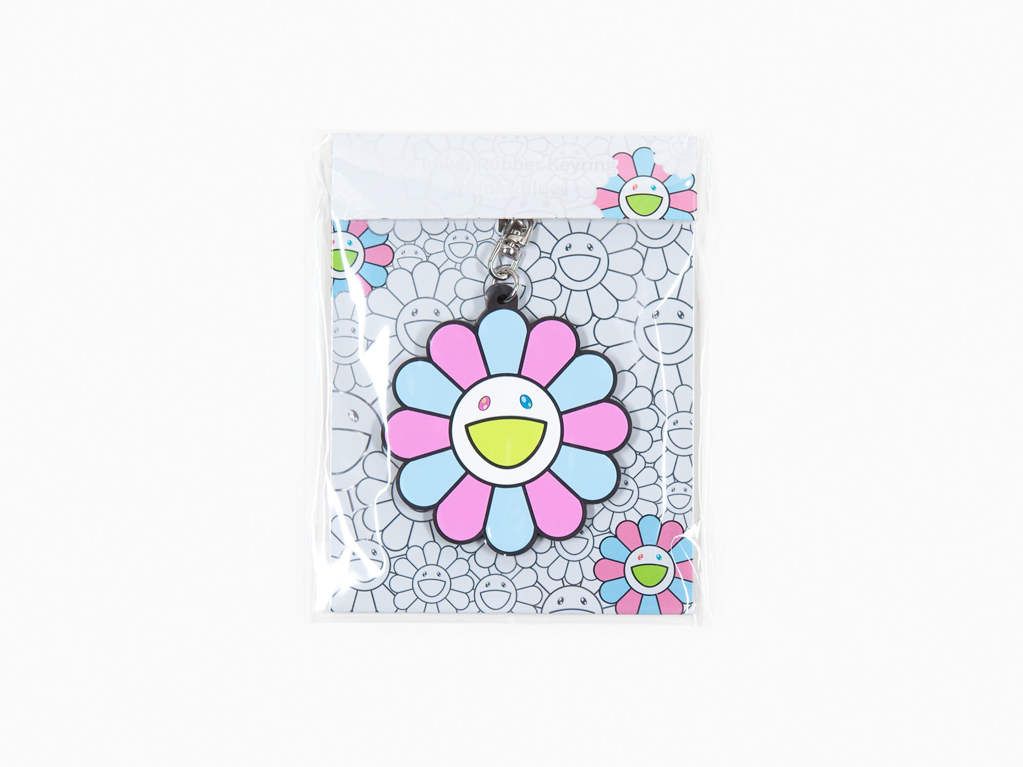 Takashi Murakami - Flower Rubber Keyring - Pink & Blue