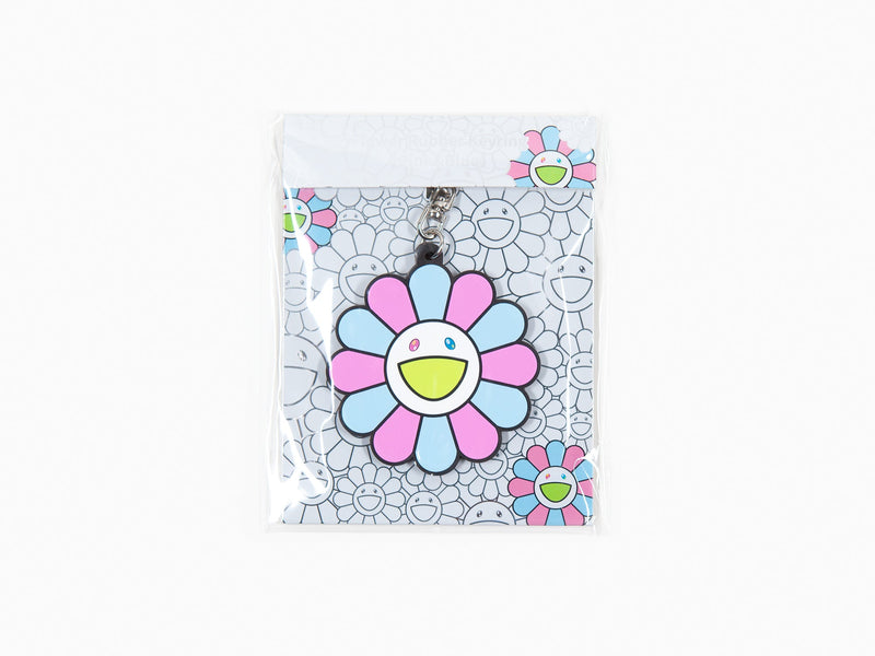 Takashi Murakami - Flower Rubber Keyring - Pink & Blue