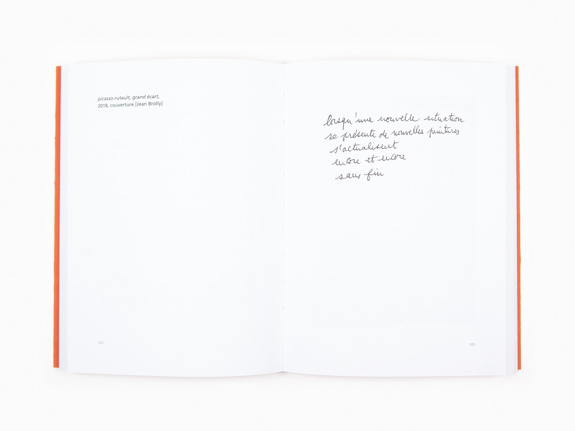 Claude Rutault - Premières pages (2) d/m/c 530