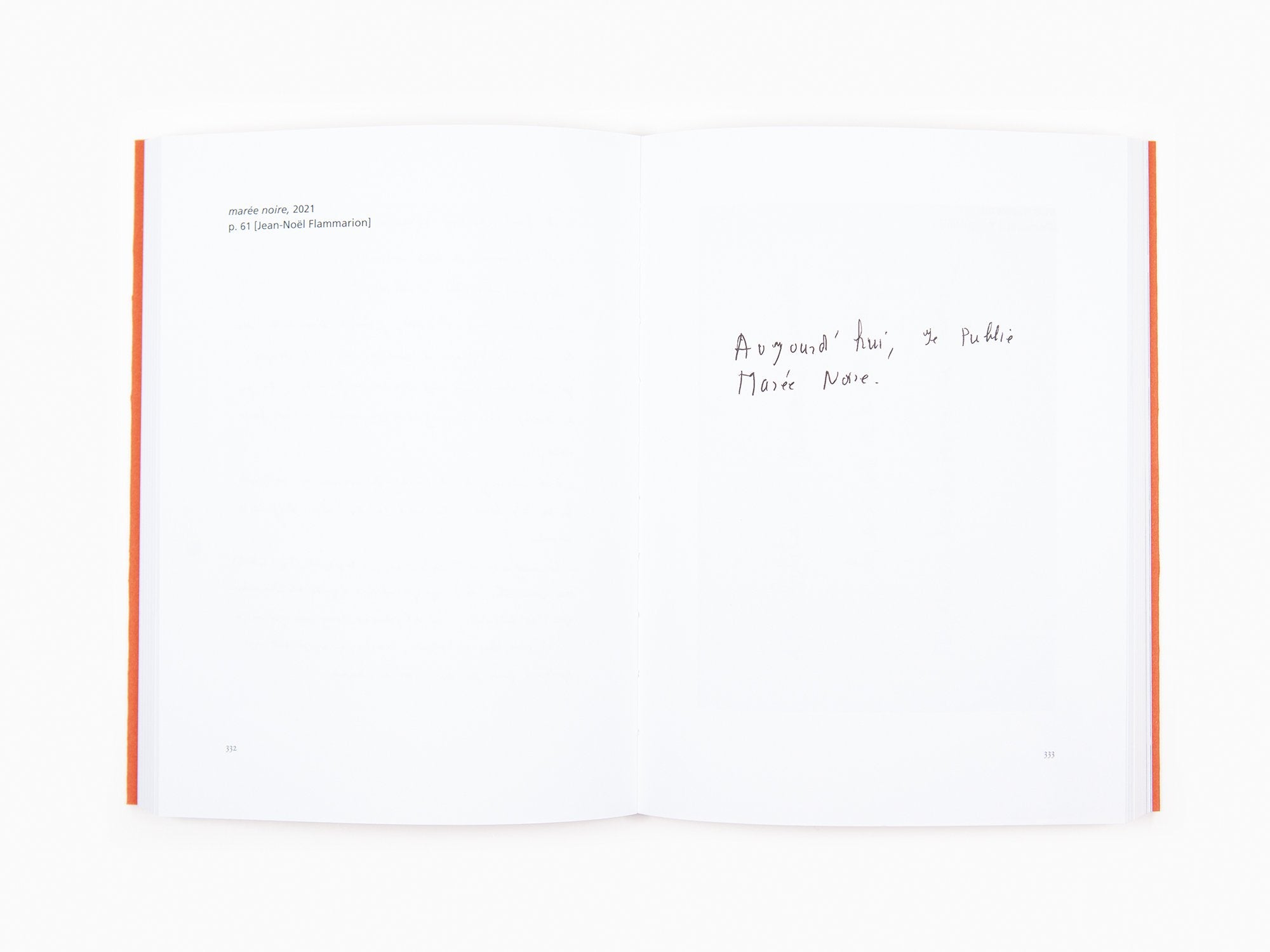 Claude Rutault - Premières pages (2) d/m/c 530