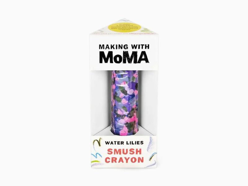Making with MoMA - Monet's Water Lilies Smush Crayon