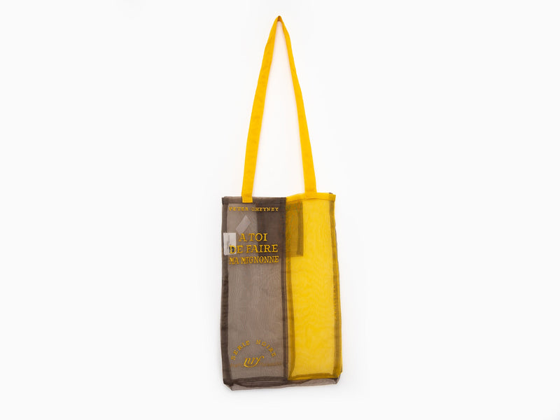 Sophie Calle - À toi de faire, ma mignonne Tote bag (yellow & black)