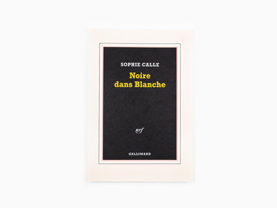 Sophie Calle - Noire dans Blanche