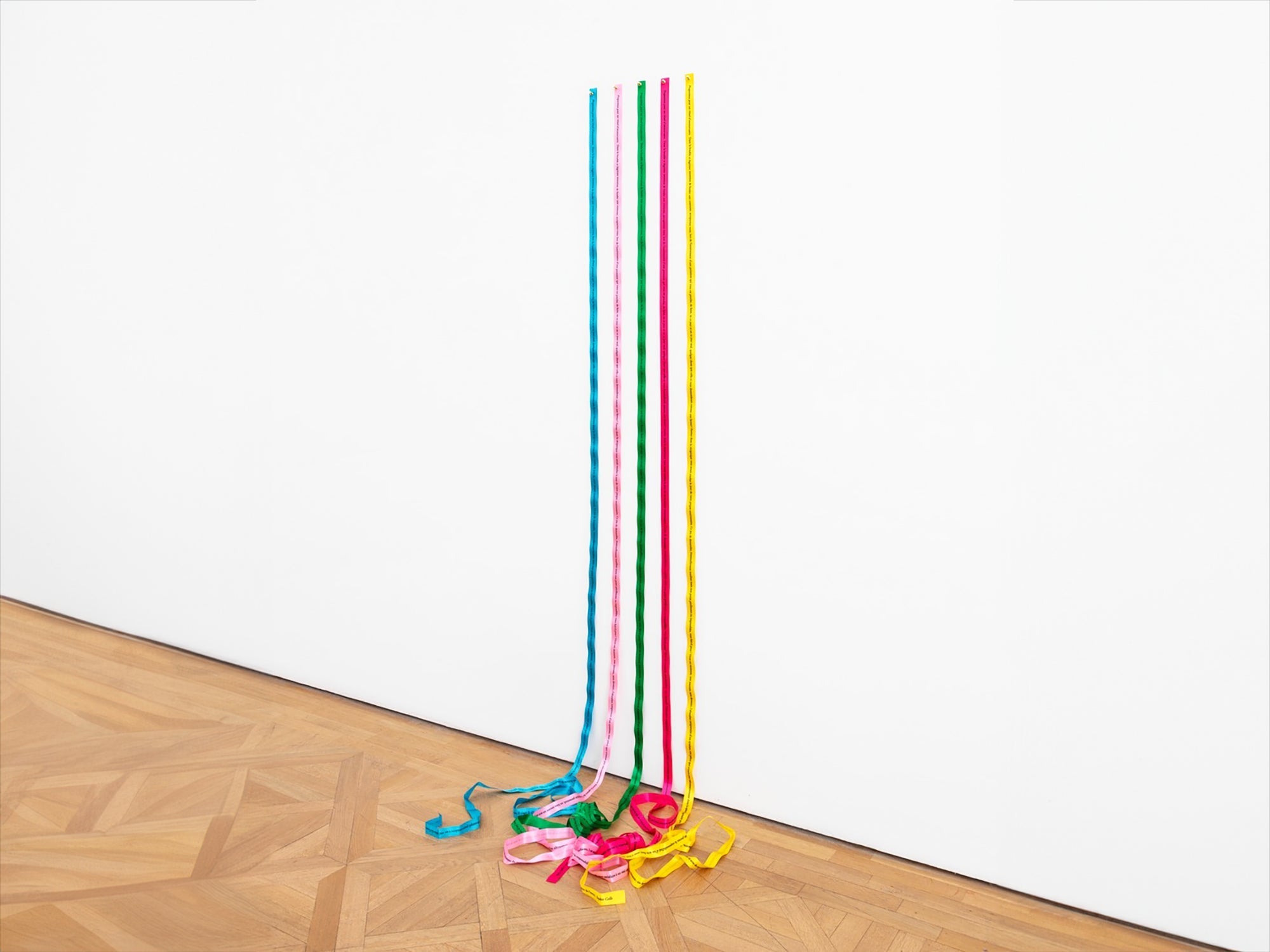 Sophie Calle - "Proposition pour un rituel d'anniversaire" ribbon - Yellow