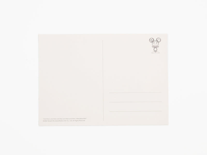 Takashi MURAKAMI - "And then" postcard
