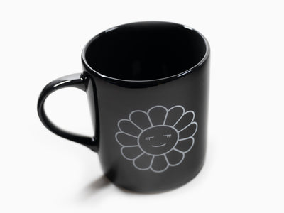 Takashi Murakami - Black Flower Logo Mug