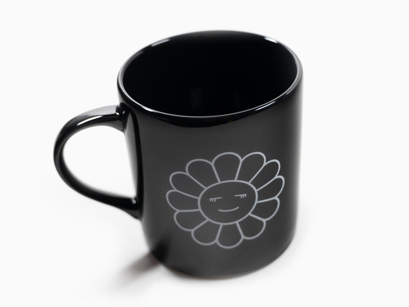 Takashi Murakami - Black Flower Logo Mug