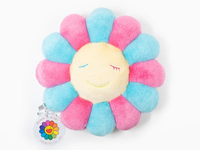 Takashi Murakami - Flower Cushion - 30 cm - Pink & Blue