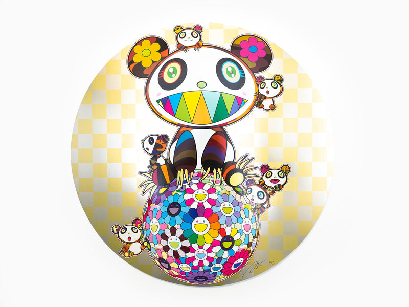 Takashi Murakami - Panda, Panda Cubs, and Flowerball