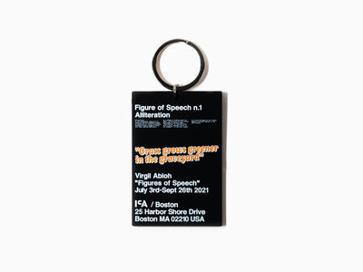 Virgil Abloh - ICA "Figure of Speech" Keychain